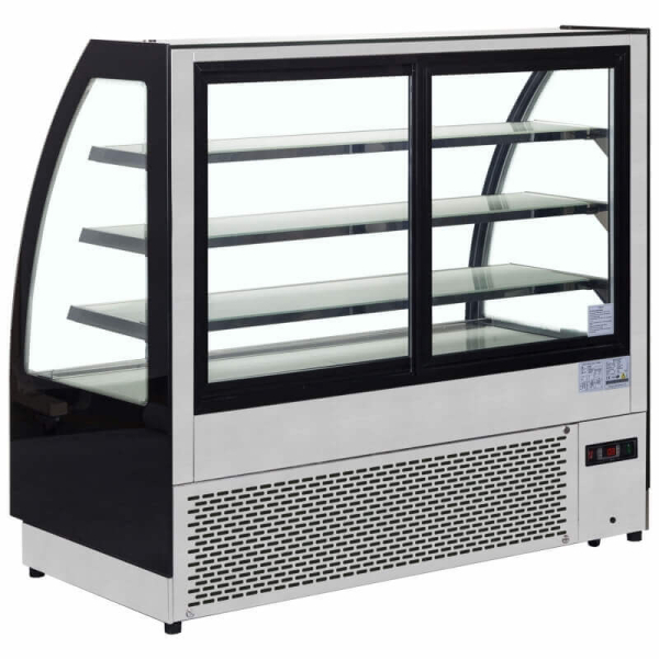 BestFrost Refrigerated Curved Glass Cake Display 905mm CPD90