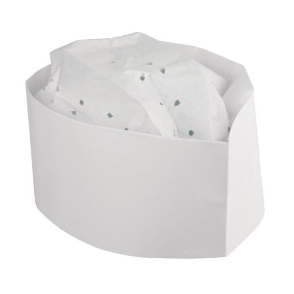 Disposable Forage Hat White A255