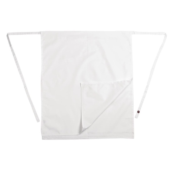 Chef Works Long Four Way Waist Apron White A925