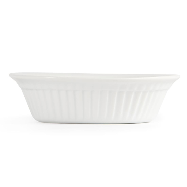 Olympia Whiteware Oval Pie Dishes 170mm C110