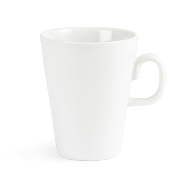 Olympia Whiteware Latte Mugs 310ml 11oz C359