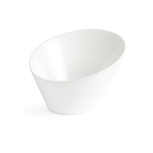Olympia Whiteware Oval Sloping Bowls 180(W)x200(L)mm CB080