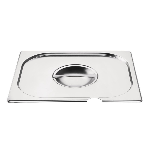 Vogue Stainless Steel 1/2 Gastronorm Notched Lid CB171