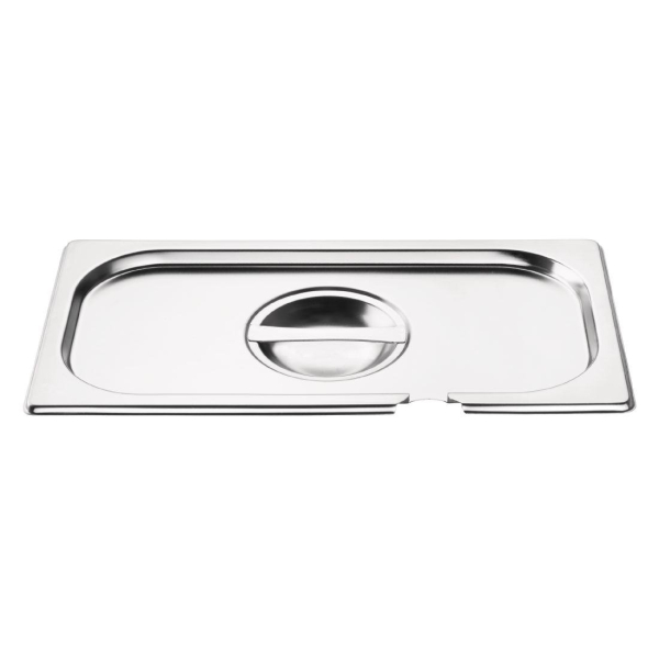 Vogue Stainless Steel 1/3 Gastronorm Notched Lid CB173