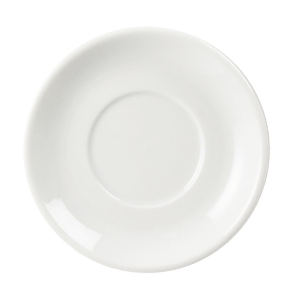 Olympia Whiteware Stacking Espresso Saucers CB472