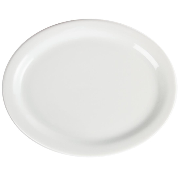 Olympia Whiteware Oval Platters 250mm CB477