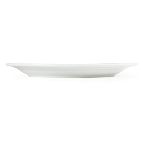 Olympia Whiteware Wide Rimmed Plates 250mm CB481