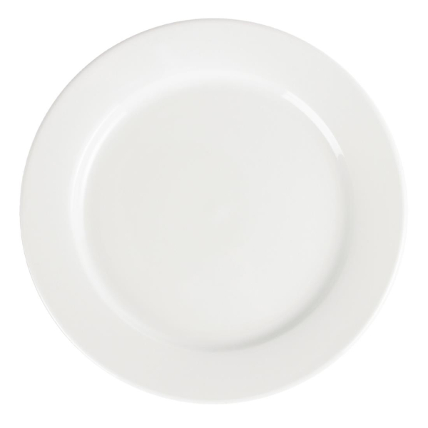 Olympia Whiteware Wide Rimmed Plates 280mm CB482