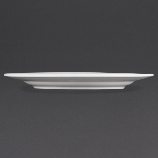 Olympia Whiteware Wide Rimmed Plates 310mm CB483