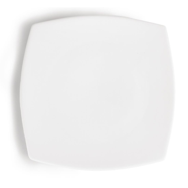 Olympia Whiteware Rounded Square Plates 270mm CB493