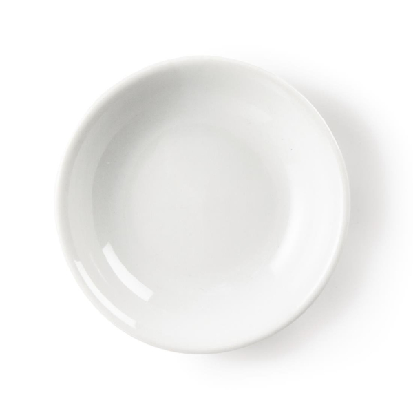 Olympia Whiteware Soy Dishes 100mm CB494