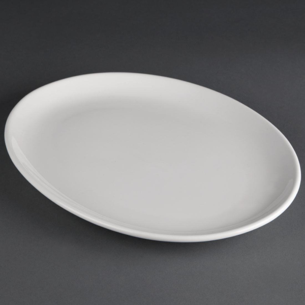 Athena Hotelware Oval Coupe Plates 305 x 241 mm CC212