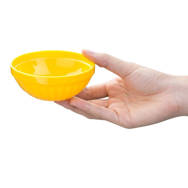 Kristallon Polycarbonate Bowls Yellow 102mm CE274