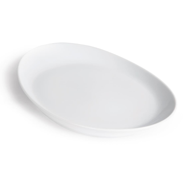 Royal Porcelain Classic White Oval Plates 340mm CG016