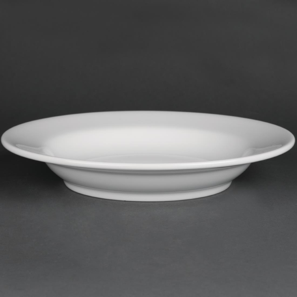 Royal Porcelain Classic White Soup Plates 235mm CG062