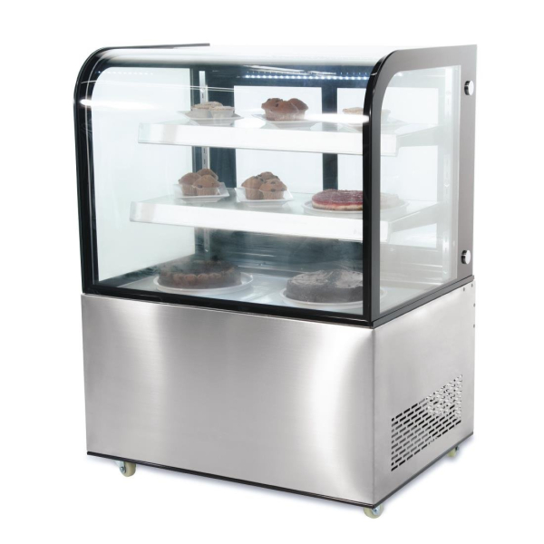 Polar CG841 Deli Display with Curved Glass 270 Litre