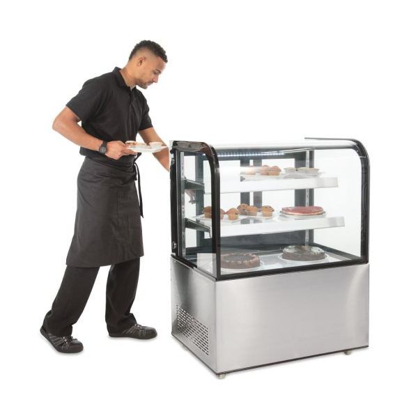 King ECG841 Deli Display with Curved Glass 270 Litre