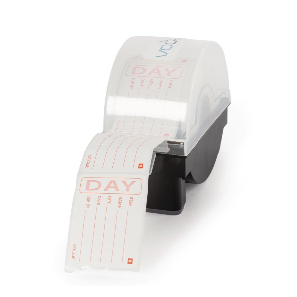 2 Inch Vogue Prepared Day Labels with Dispenser CK893