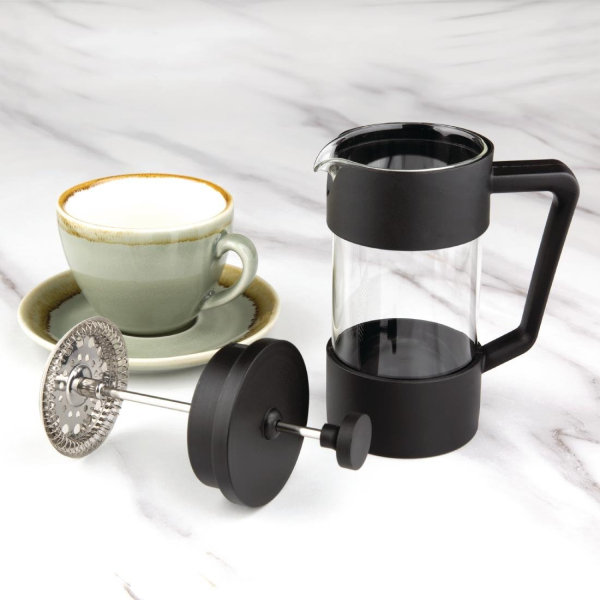 Olympia Contemporary Cafetiere Black 3 Cup CW950