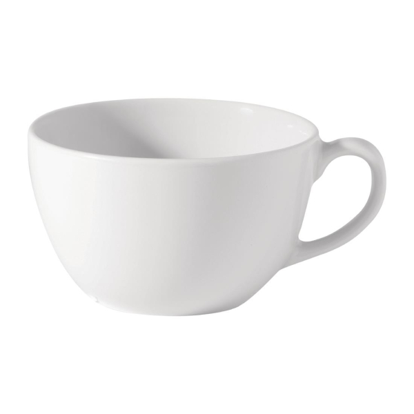 Utopia Titan Bowl-Shaped Cups White 340ml CY487