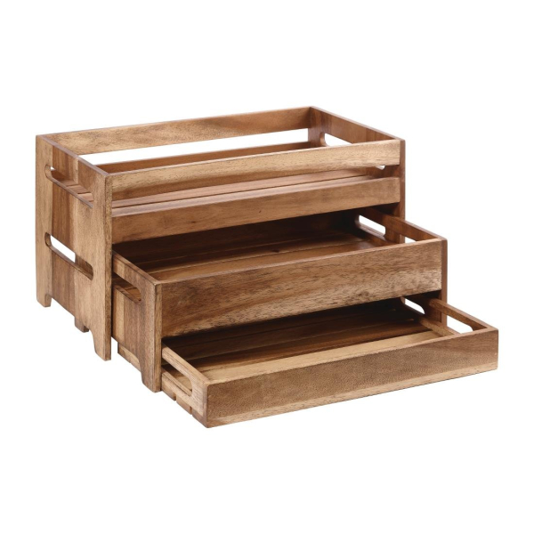 Churchill Wood Small Rustic Nesting Crate CY740