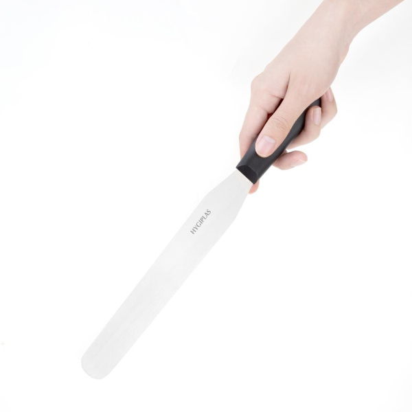 Hygiplas Straight Blade Palette Knife Black 25.5cm D406