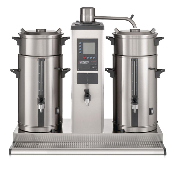 Bravilor B10 HW5 Bulk Coffee Brewer with 2x10Ltr Coffee Urns and Hot Water Tap 3 Phase DC690-3P50