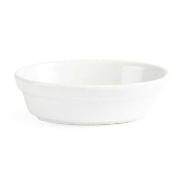 Olympia Whiteware Oval Pie Bowls 145mm DK806