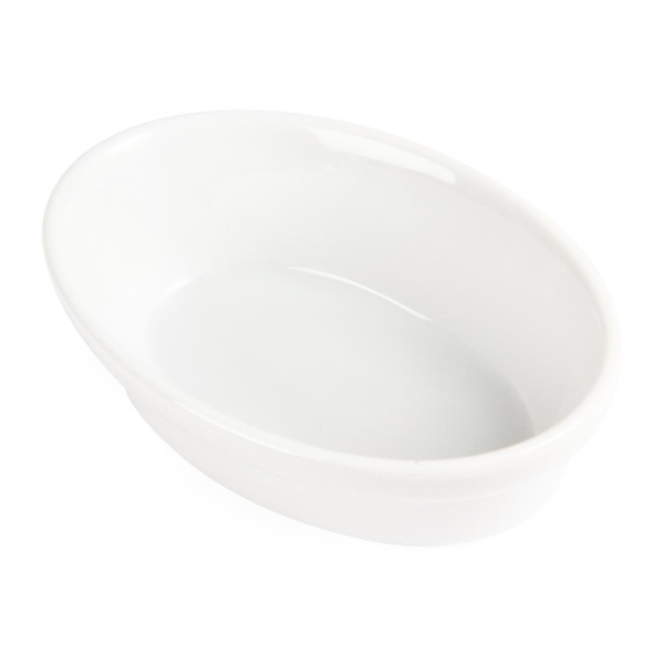 Olympia Whiteware Oval Pie Bowls 145mm DK806