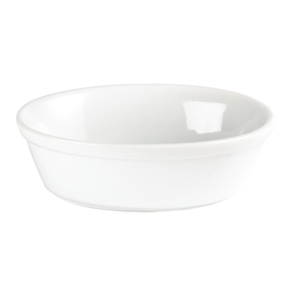 Olympia Whiteware Oval Pie Bowls 161mm DK807