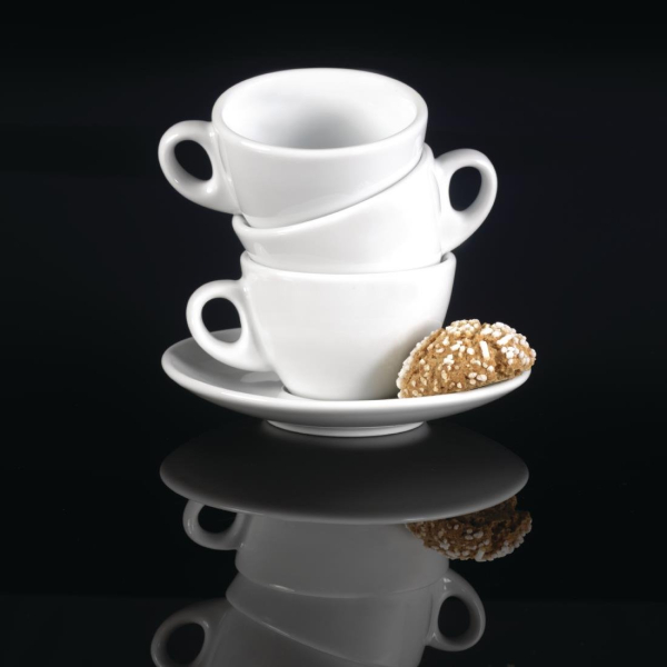 Churchill Art de Cuisine Menu Porcelain Cappuccino Cups 341ml DL397