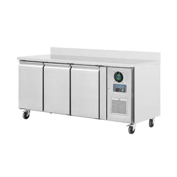 Polar DL917 3 Counter Door Freezer with Upstand 417 Litre