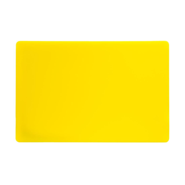 Hygiplas Thick Low Density Yellow Chopping Board DM002