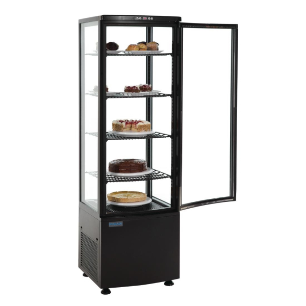 Polar DP289 Chilled Display Unit with Curved Glass Door