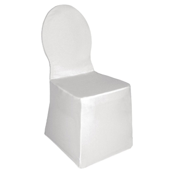 Bolero Banquet Chair Cover White DP924