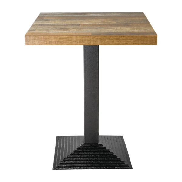 Bolero Pre-drilled Square Table Top Urban Dark DR821