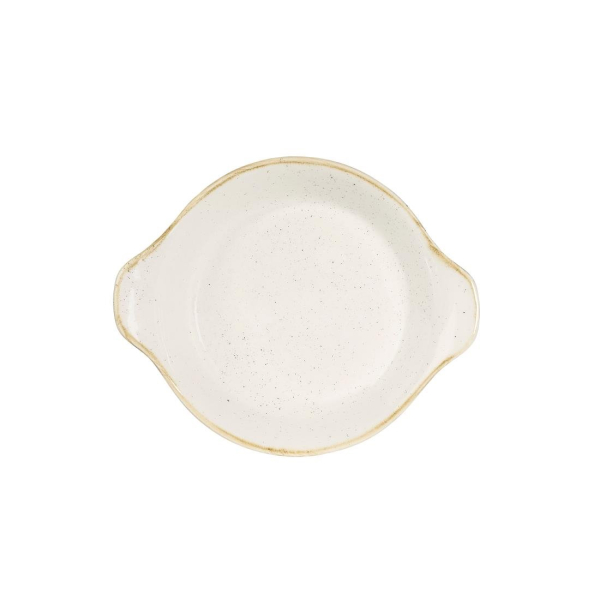 Churchill Stonecast Round Eared Dishes Barley White 215mm DS492