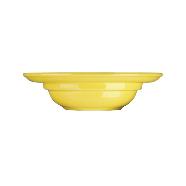 Olympia Heritage Raised Rim Bowls Yellow 205mm DW148