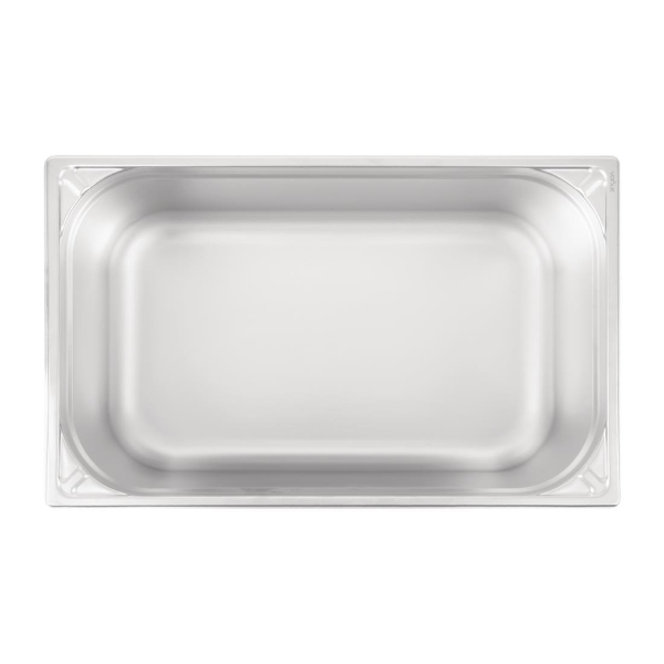 Vogue Heavy Duty Stainless Steel 1/1 Gastronorm Pan 200mm DW436