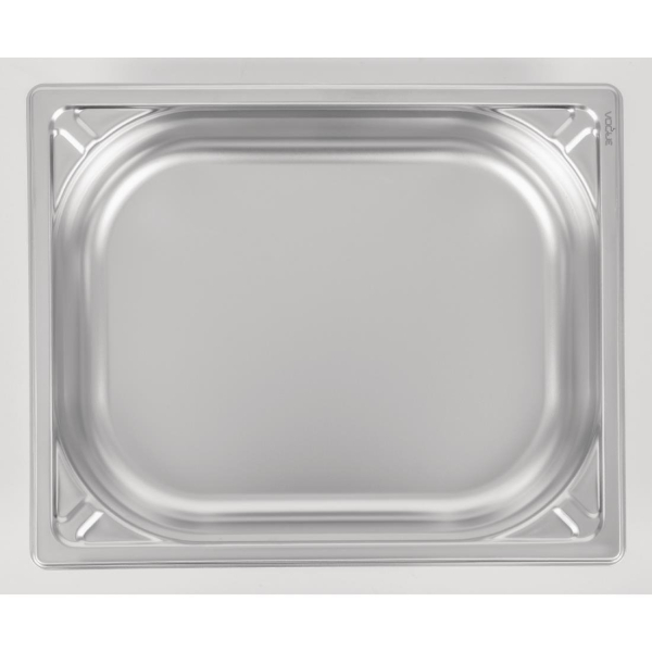 Vogue Heavy Duty Stainless Steel 1/2 Gastronorm Pan 65mm DW438