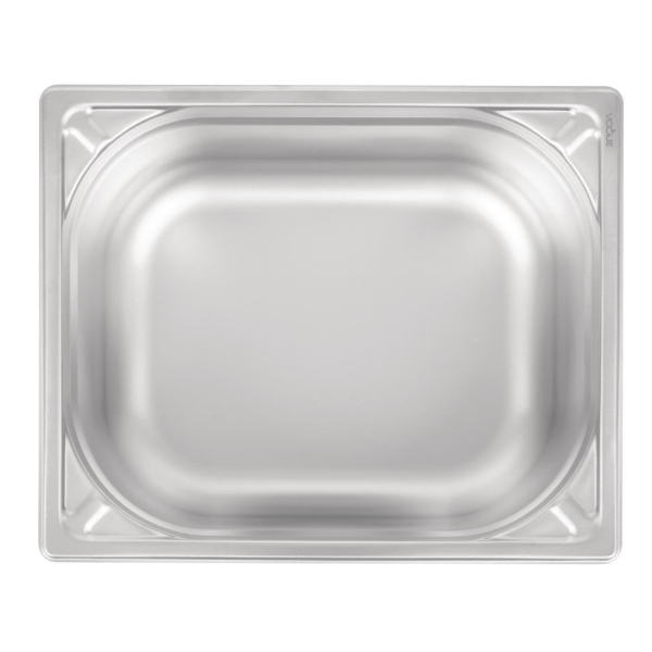 Vogue Heavy Duty Stainless Steel 1/2 Gastronorm Pan 150mm DW440