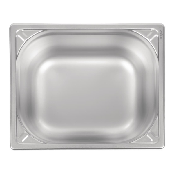 Vogue Heavy Duty Stainless Steel 1/2 Gastronorm Pan 200mm DW441