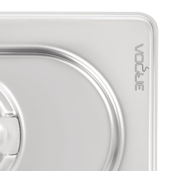 Vogue Heavy Duty Stainless Steel 1/9 Gastronorm Pan Lid DW460