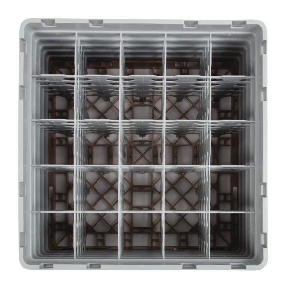 Cambro Camrack Beige 25 Compartments Max Glass Height 257mm DW556
