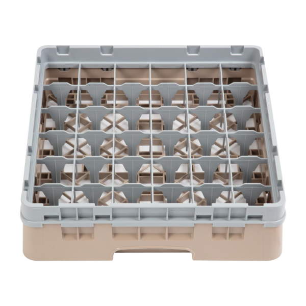 Cambro Camrack Beige 36 Compartments Max Glass Height 92mm DW558