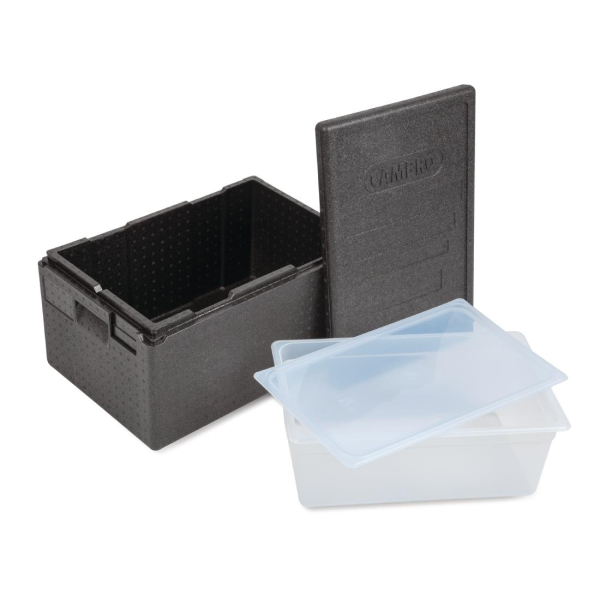 Cambro Insulated Top Loading Food Pan Carrier 43 Litre with 1/1 GN Pan and Lid DW577