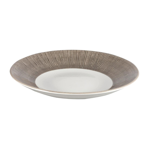 Churchill Bamboo Deep Round Coupe Plates Dusk 255mm DY093