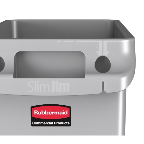 Rubbermaid Slim Jim Container 60 Litre F603