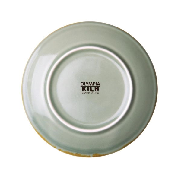 Olympia Kiln Moss Round Coupe Plates 178mm (Pack of 6) FA029