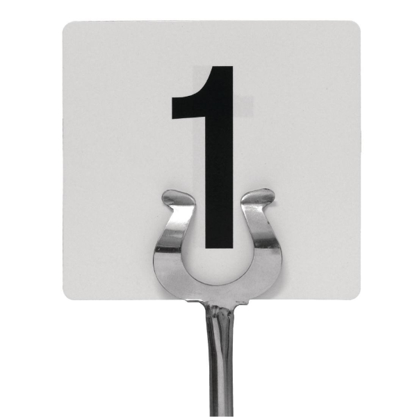 Plastic Table Numbers Inserts 1-25 GC086